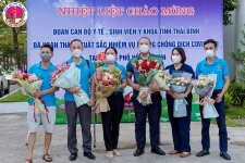 Kíp chi viện Bệnh viện Phổi Thái Bình trở về sau khi hoàn thành nhiệm vụ tại TP.HCM
